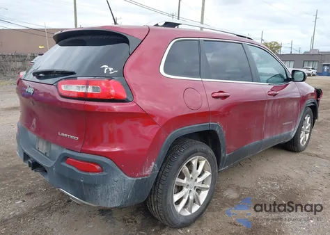 2014 Jeep Cherokee Limited from USA, damaged, VIN 1C4PJMDS3EW175555